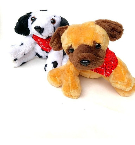 Perro Bullmastiff Peluche Muñeco Pañuelo Bandana Dalmata Paw