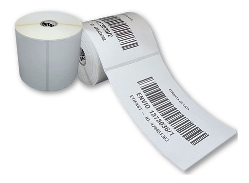 Imagen 5 de 9 de 3 Rollos Etiqueta Térmica 4x6 (102x152 Mm) Rollo 300 Pzs C/u