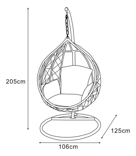 Sillón Hamaca Silla Colgante Nido Calidad Premium