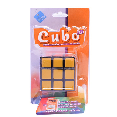 Cubo Magico 3d Juego 3 X 3  El Duende Azul Simil Rubik Full