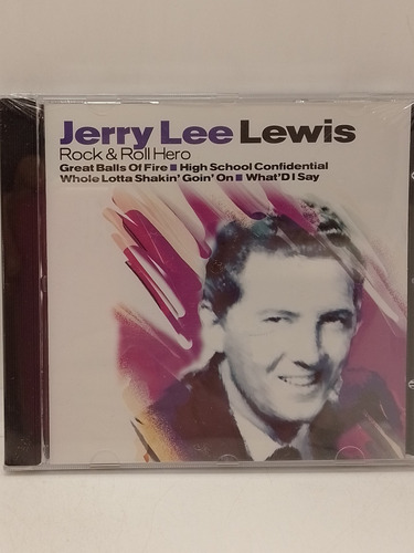 Jerry Lee Lewis Rock & Roll Hero Cd Nuevo 