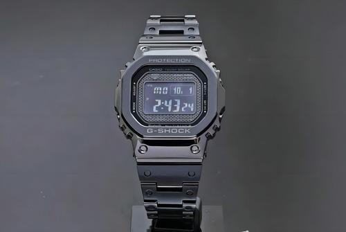Reloj Casio Gs Tough Solar Bluetooth Gmw-b5000gd-1 Color de la correa PVD NEGRO Color del bisel PVD NEGRO Color del fondo Negro
