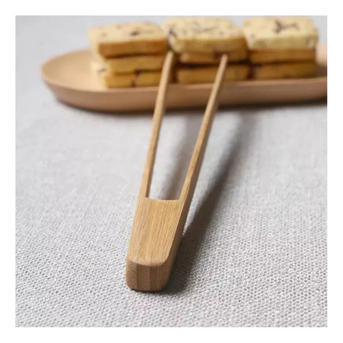 Pinza Bambu Tostada Emplatar Punta Redonda Pettish Online Color Punta Recta