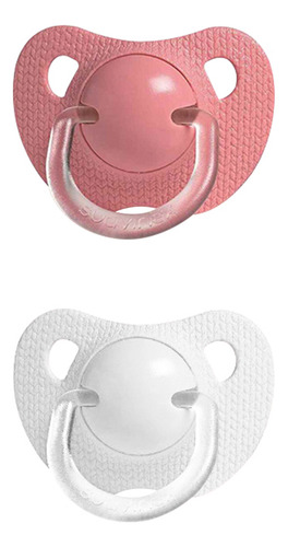 Chupones Anatomico Silicon 0 A 6 Meses 2pzas Suavinex Color Rosa Y Blanco Período De Edad 0-6 Meses