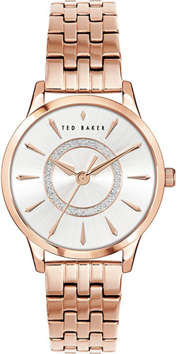 Ted Baker Correa De Acero Inoxidable De Cuarzo Para Mujer, O