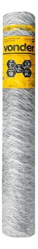 Tela Hexagonal 1,8x50m Malha 3pol 16bwg Vonder