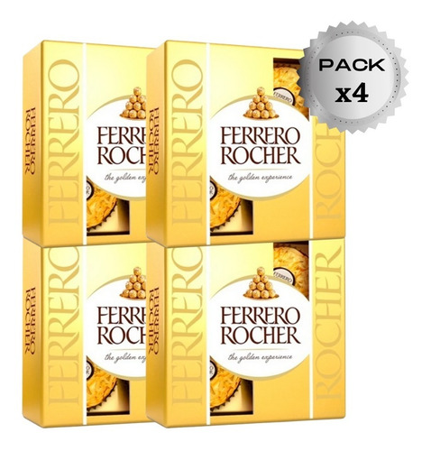 Bombones Ferrero Rocher Display De 4 Bombones Pack X4