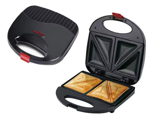 Sandwichera Eléctrica Toast & Grill, Máquina Para Hacer Gofr