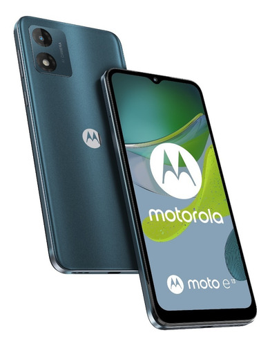 Celular Motorola Moto E13 2/64gb Ram Azul Alclick Nuevo Gtía