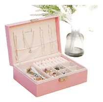 Comprar Caja De Organizador Joyero Para Collares Anillos Relojes