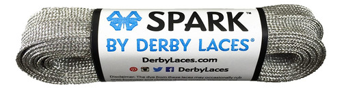 Derby Cordones Plata 96 Pulgadas Spark Skate Lace Para Rolle