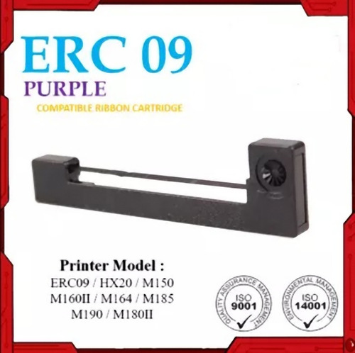 Pack 3  Cintas  Compatible  Epson Erc-09  Purpura 