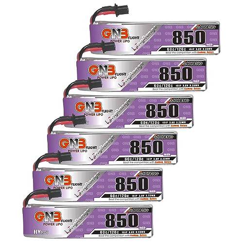 Batería Lipo Gaoneng 850mah 1s 60c 3.