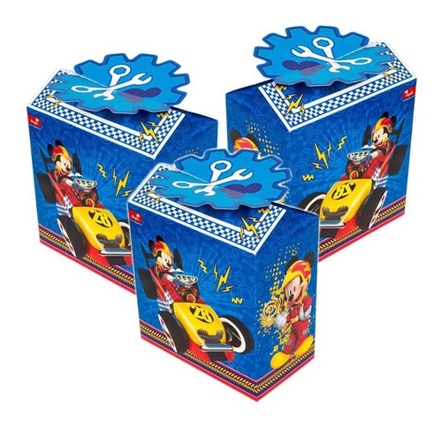 Pack 6 Uds Cajas Para Dulces / Cotillón / Motivo Mickey A