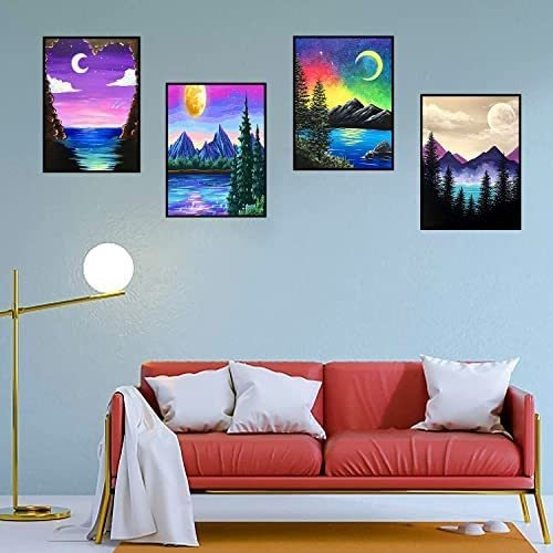 Imagen 7 de 9 de Pintura De Diamantes 5d X12 Kits Paisajes