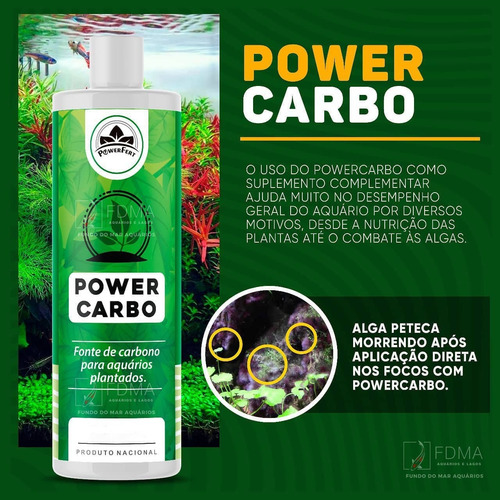 Co2 Líquido Powerfert Power Carbo 250ml Igual Carbon Mbreda