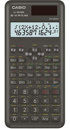 Calculadora Cientifica Casio 401 Funciones Fx-991ms-2, Solar