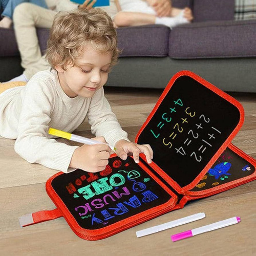 Pizarra Mágica Infantil Colorear Libro Borrable Reutilizable
