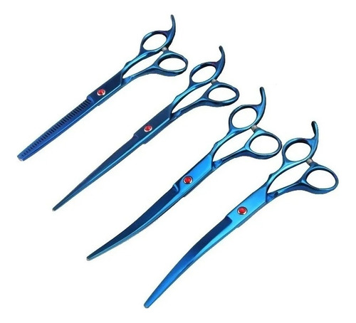 Peine Y Tijeras Profesionales P/estilista/barbero 4 Piezas