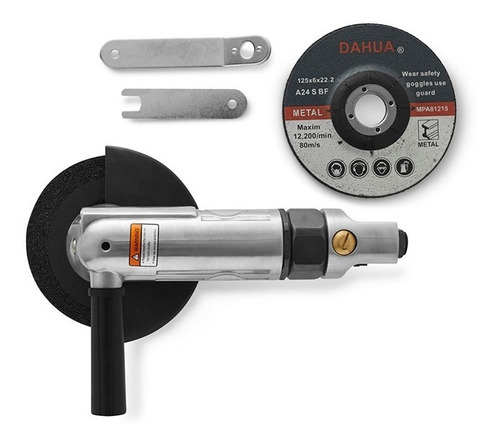 Imagen 2 de 5 de Amoladora Angular Neumatica 5 11000rpm Cod.4237 Bremen