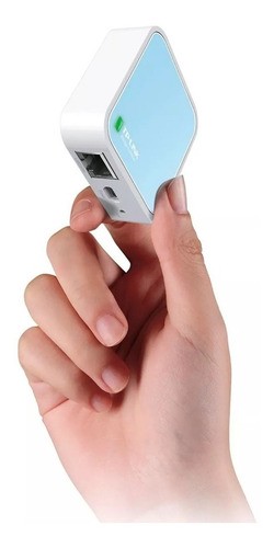 Router Tp-link Tl-wr802n V4 Celeste Y Blanco 220v