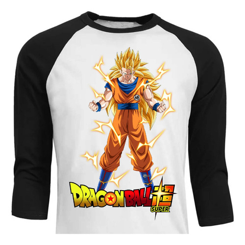 Dragon Ball  Goku Ssj 3 - Anime - Raglan - Polera (1)