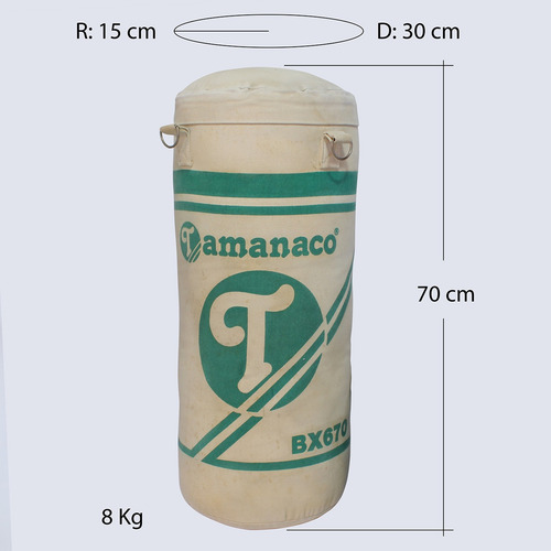Saco De Boxeo Tamanaco Bx670 Guantes Cadenas Garaje Milu (Usado)