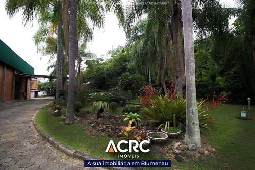 Acrc Imóveis - Galpão Com Linda Área Externa E Ar Central Para Locação No Bairro Itoupavazinha - Gl00209 - 69266426