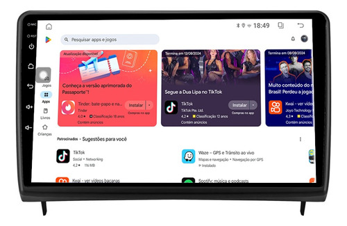 Multimidia Ecosport 18/22 9p Android Carplay 2/32gb