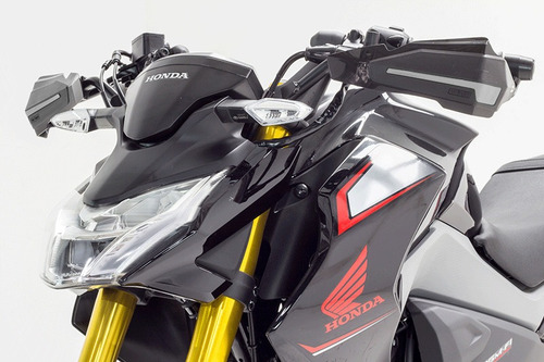 Protectores De Mano Honda cb190r Fire Parts Negro/rojo, Gris