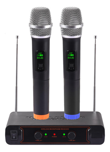Toyhis Sistemas De Microfono Inalambricos, Doble Transmisor