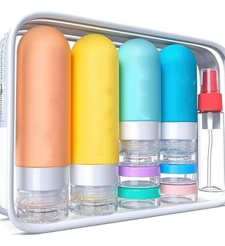 Dispensador De Botellas De Viaje, Contenedores De Negro