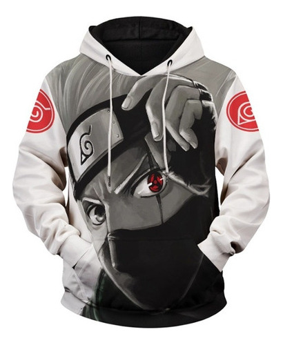 Naruto Kakashi Sudadera Sudadera Anime 3d