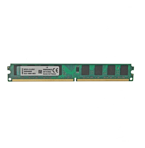 Imagem 2 de 5 de Memória Kingston Ddr2 2gb 800mhz Nova Lacrada Frete Gratis*