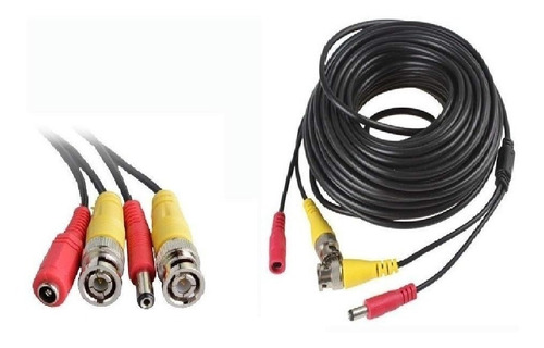 Cable Helicoidal Video + Alimentación Armado 30 Metros Gralf