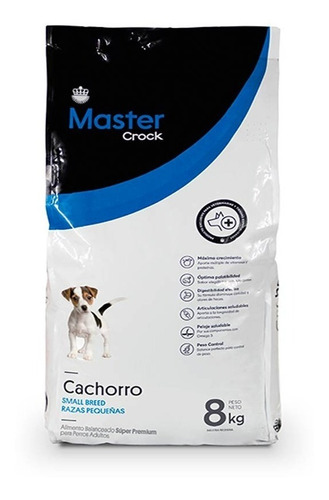 Alimento Balanceado Master Crock Cachorros Raza Pequeña 8kg