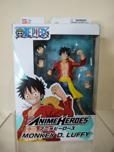 Bandai Anime Héroes Monkey D Luffy Repack Original A Msi