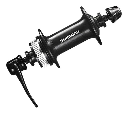 Cubo Bicicleta Dianteiro Shimano Tx505 Center Lock Preto 32f