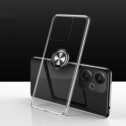 Capa Para Redmi 13x Transparente Anel+mica