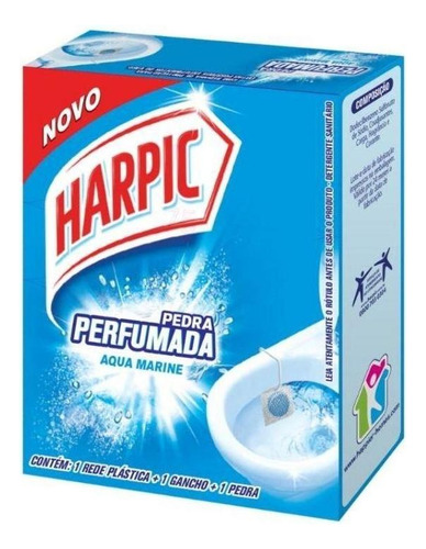 Pedra Perfumada Aqua Marine Harpic