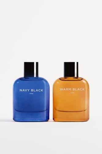 Perfume Zara Navy Black + Warm Black 80ml + 80ml