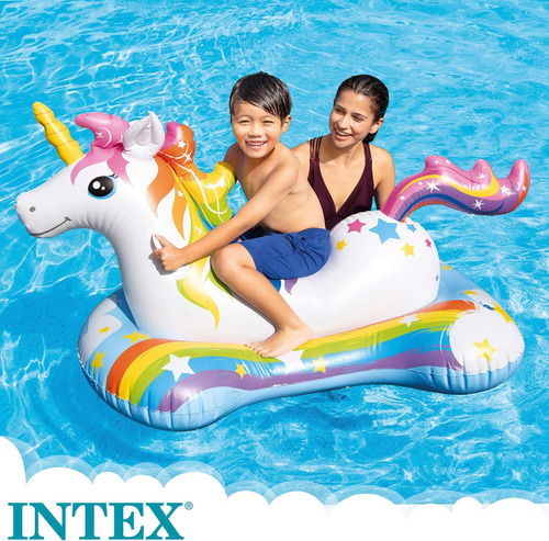 Inflable Montable Unicornio Intex 163 X 86cm