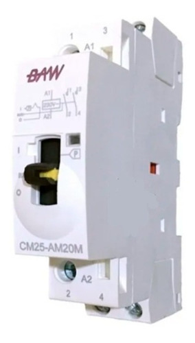 Contactor Modular 25amp 2p 1 Mód. 230v Cm25-am20m Baw