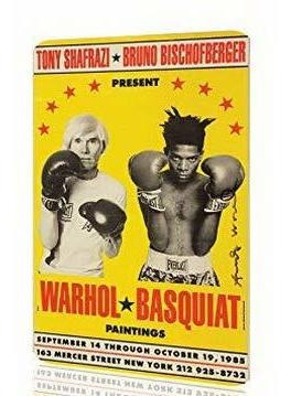 Uptell Letrero De Metal Andy Warhol Basquiat Boxing Poster A