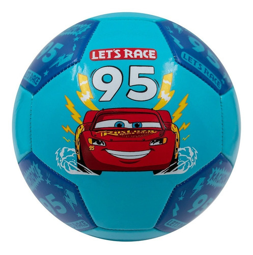 Balón De Fútbol No. 3 Voit Disney Cars Color Azul