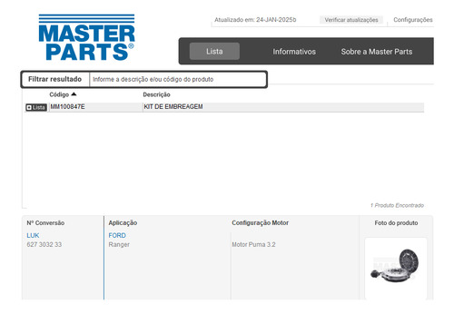 Kit De Embreagem Ranger 2.2 3.2 E Troller T4 3.2 Duratorq