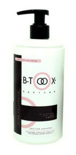 Imagen 1 de 2 de Shampoo B-toox Capilar 500 Grs Keratina Y Ácido Hialurónico