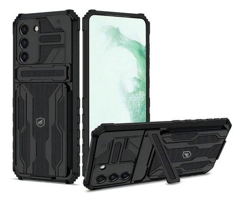 Capa Guardian Para Samsung Galaxy S22 Plus - Preta - Gshield Cor Preto