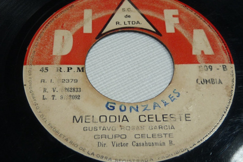 Jch- Grupo Celeste Melodia Celeste En El Campo Cumbia 45 Rpm