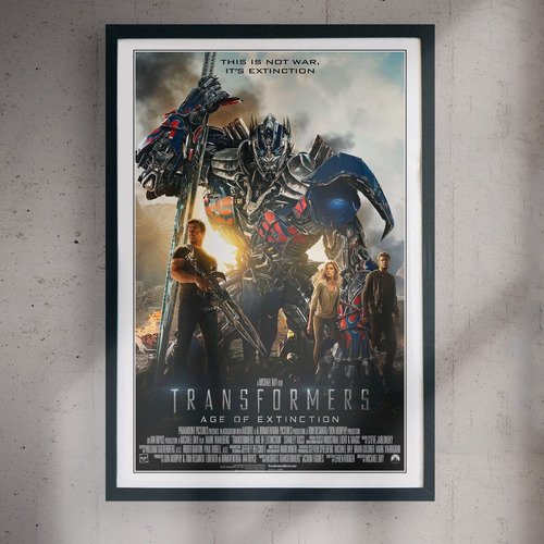 Cuadro 60x40 Peliculas - Transformers - Poster Movie